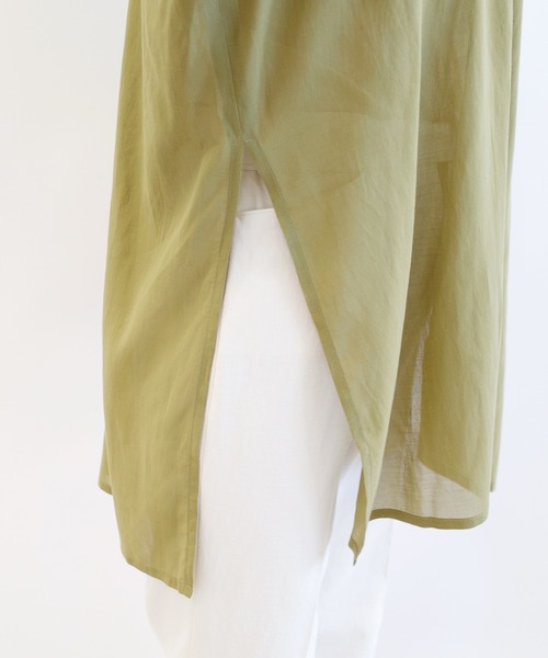 DouDou（ドゥドゥ）の「袖シャーリングブラウス（シャツ/ブラウス・レディース・ホワイト/ブラック/カーキ・FREE）」の22枚目の写真