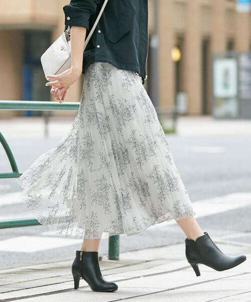 ANY SIS（エニィスィス）の「【美人百花1月号掲載】2WAYレーシー リバーシブル スカート（スカート・レディース・スカイブルー系/ベージュ系/ピンク系・2/1/3）」の2枚目の写真