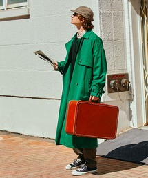 EMMA CLOTHES | TRストレッチ オーバーサイズ ヨークトレンチコート/オーバーコート 2022early spring(EMMA CLOTHES)(トレンチコート)