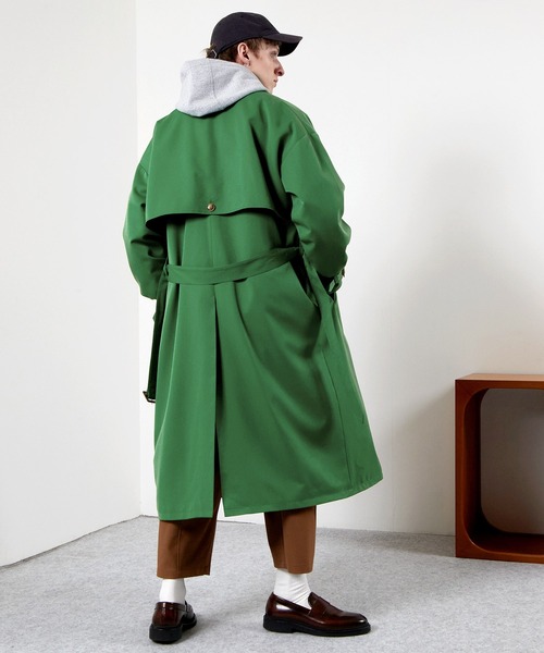 TRストレッチオーバーサイズヨークトレンチコート/オーバーコート2022earlyspring(EMMACLOTHES)
