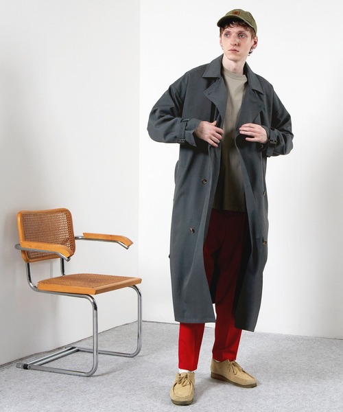 TRストレッチオーバーサイズヨークトレンチコート/オーバーコート2022earlyspring(EMMACLOTHES)