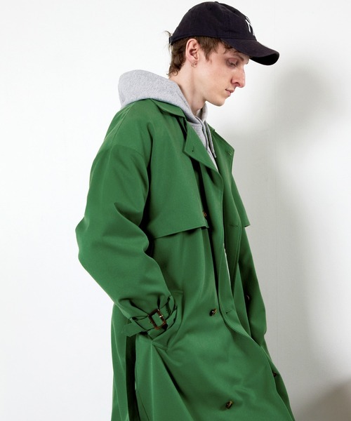 TRストレッチオーバーサイズヨークトレンチコート/オーバーコート2022earlyspring(EMMACLOTHES)