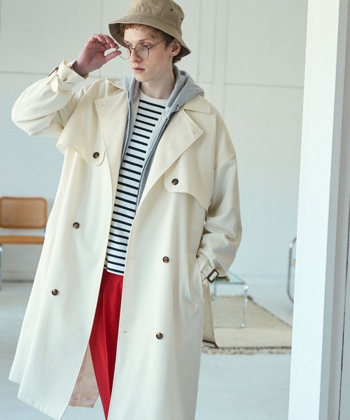 TRストレッチオーバーサイズヨークトレンチコート/オーバーコート2022earlyspring(EMMACLOTHES)