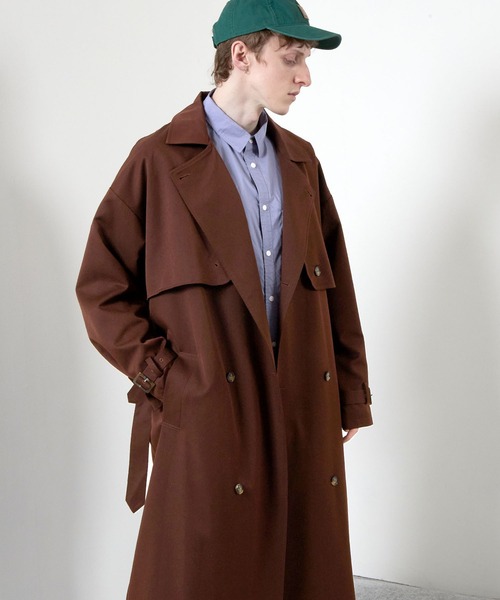 TRストレッチオーバーサイズヨークトレンチコート/オーバーコート2022earlyspring(EMMACLOTHES)