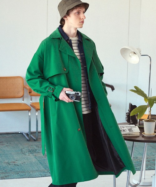 TRストレッチオーバーサイズヨークトレンチコート/オーバーコート2022earlyspring(EMMACLOTHES)