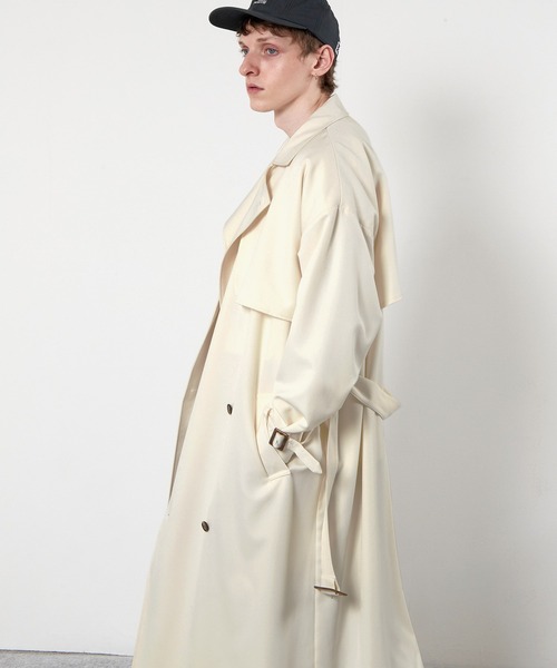 TRストレッチオーバーサイズヨークトレンチコート/オーバーコート2022earlyspring(EMMACLOTHES)