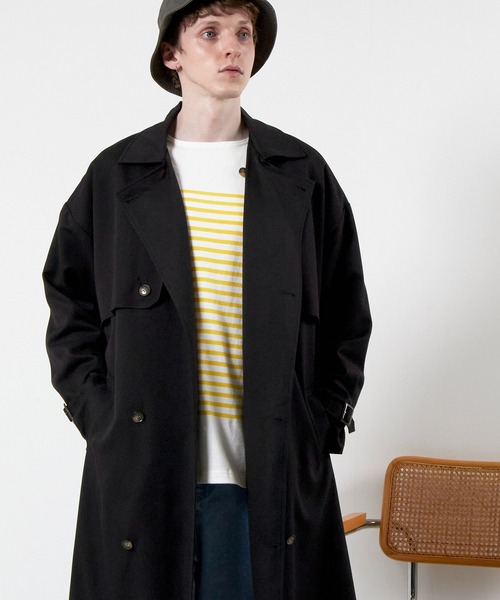 TRストレッチオーバーサイズヨークトレンチコート/オーバーコート2022earlyspring(EMMACLOTHES)