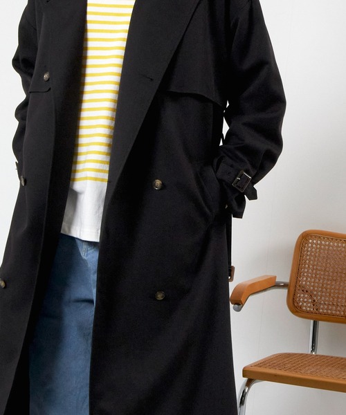 TRストレッチオーバーサイズヨークトレンチコート/オーバーコート2022earlyspring(EMMACLOTHES)