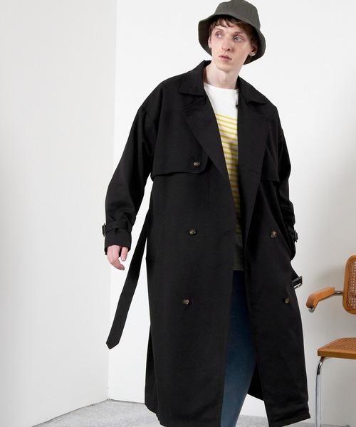 TRストレッチオーバーサイズヨークトレンチコート/オーバーコート2022earlyspring(EMMACLOTHES)