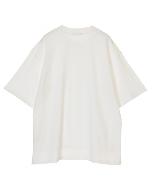 CLANE カットソー CLANE/クラネ】CRUSH DESIGN OVER TEE/クラッシュデザイン