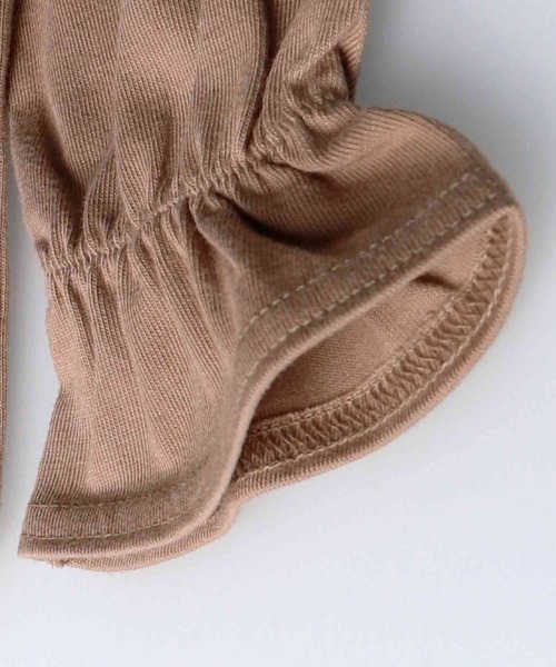 BRANSHES（ブランシェス）の「【WEB限定】キヤンディースリーブ長袖Tシャツ（Tシャツ/カットソー・キッズ・ブラウン/サックスブルー/ピンク/ブラック・100cm/130cm/150cm/110cm/120cm/140cm）」の5枚目の写真