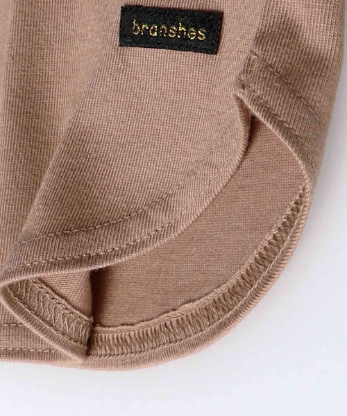 BRANSHES（ブランシェス）の「【WEB限定】キヤンディースリーブ長袖Tシャツ（Tシャツ/カットソー・キッズ・ブラウン/サックスブルー/ピンク/ブラック・100cm/130cm/150cm/110cm/120cm/140cm）」の14枚目の写真