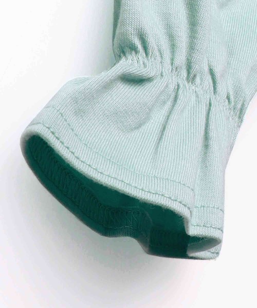 BRANSHES（ブランシェス）の「【WEB限定】キヤンディースリーブ長袖Tシャツ（Tシャツ/カットソー・キッズ・ブラウン/サックスブルー/ピンク/ブラック・100cm/130cm/150cm/110cm/120cm/140cm）」の10枚目の写真