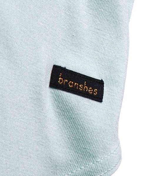 BRANSHES（ブランシェス）の「【WEB限定】キヤンディースリーブ長袖Tシャツ（Tシャツ/カットソー・キッズ・ブラウン/サックスブルー/ピンク/ブラック・100cm/130cm/150cm/110cm/120cm/140cm）」の8枚目の写真