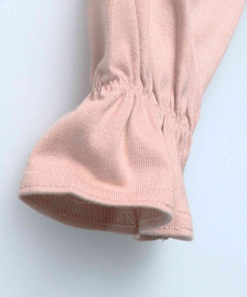 BRANSHES（ブランシェス）の「【WEB限定】キヤンディースリーブ長袖Tシャツ（Tシャツ/カットソー・キッズ・ブラウン/サックスブルー/ピンク/ブラック・100cm/130cm/150cm/110cm/120cm/140cm）」の15枚目の写真