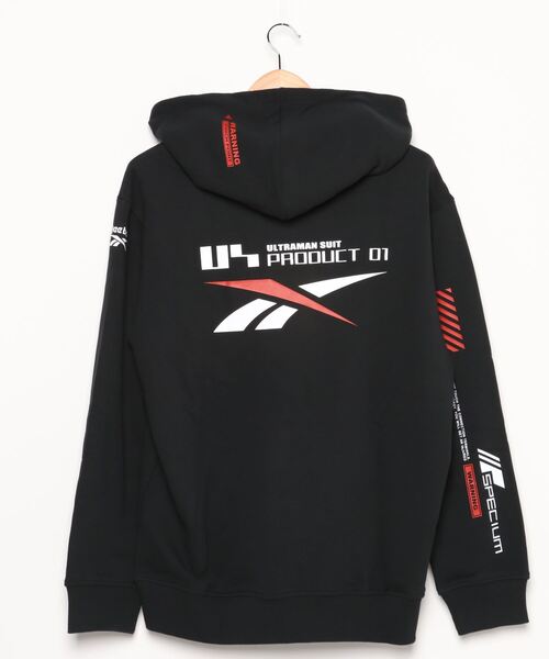 Reebok(リーボック)の「ULTRAMAN フーディー (パーカー・メンズ・ブラック/ホワイト・LARGE/MEDIUM/SMALL/XXX-LARGE/XXXX-LARGE/X-LARGE/XX-LARGE)」の11枚目の写真