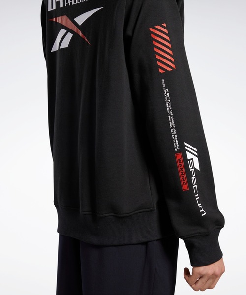 Reebok(リーボック)の「ULTRAMAN フーディー (パーカー・メンズ・ブラック/ホワイト・LARGE/MEDIUM/SMALL/XXX-LARGE/XXXX-LARGE/X-LARGE/XX-LARGE)」の9枚目の写真
