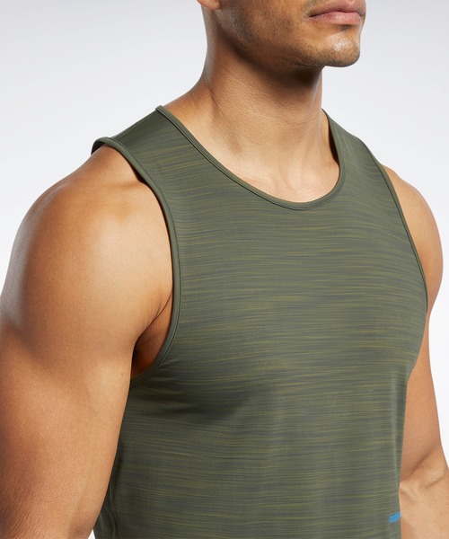 Reebok（リーボック）の「アクティブチル タンクトップ / RC ACTIVCHILL Tank（タンクトップ・メンズ・ブラック/グリーン/ホワイト・SMALL/MEDIUM/LARGE/X-LARGE/XX-LARGE/X-SMALL/XXX-LARGE）」の8枚目の写真