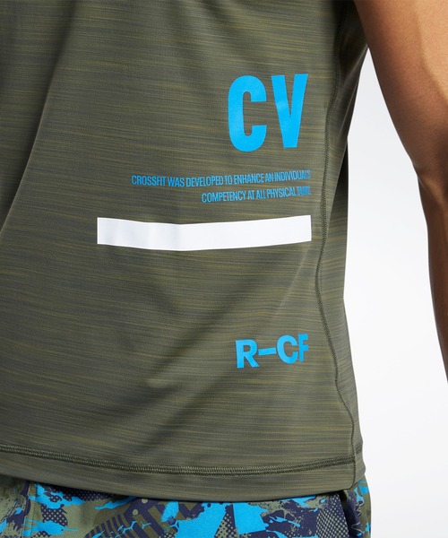 Reebok（リーボック）の「アクティブチル タンクトップ / RC ACTIVCHILL Tank（タンクトップ・メンズ・ブラック/グリーン/ホワイト・SMALL/MEDIUM/LARGE/X-LARGE/XX-LARGE/X-SMALL/XXX-LARGE）」の7枚目の写真