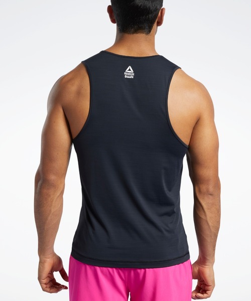 Reebok（リーボック）の「アクティブチル タンクトップ / RC ACTIVCHILL Tank（タンクトップ・メンズ・ブラック/グリーン/ホワイト・SMALL/MEDIUM/LARGE/X-LARGE/XX-LARGE/X-SMALL/XXX-LARGE）」の9枚目の写真