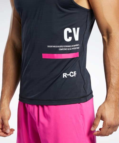 Reebok（リーボック）の「アクティブチル タンクトップ / RC ACTIVCHILL Tank（タンクトップ・メンズ・ブラック/グリーン/ホワイト・SMALL/MEDIUM/LARGE/X-LARGE/XX-LARGE/X-SMALL/XXX-LARGE）」の11枚目の写真