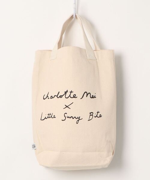 Little sunny bite(リトルサニーバイト)の「《Little sunny bite(リトルサニーバイト)》Charlotte mei x little sunny bite little girl tote bag(トートバッグ・レディース・ナチュラル・FREE)」の2枚目の写真