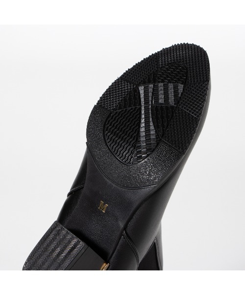 Realta（レアルタ）の「Realta(レアルタ)  ゴールドラインヒールサイドゴア ショートブーツ（ブーツ・レディース・ブラック/ブラック系その他・L/LL/M/S）」の17枚目の写真