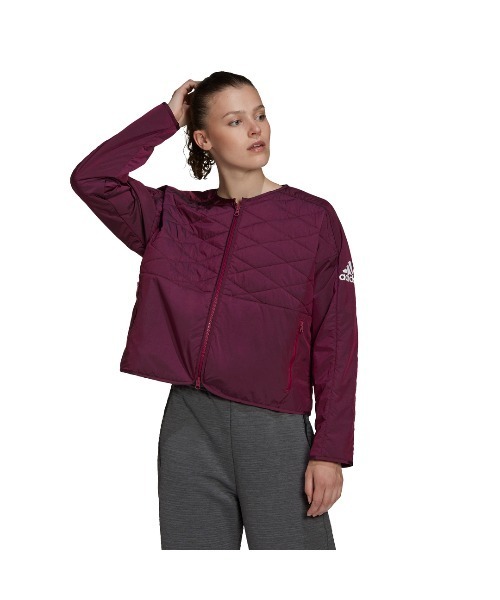 adidas（アディダス）の「アディダス adidas WadidasZ.N.E.PaddedJk（ダウンジャケット/コート・レディース・ピンク/ブラック・M/L/S/XL）」の5枚目の写真