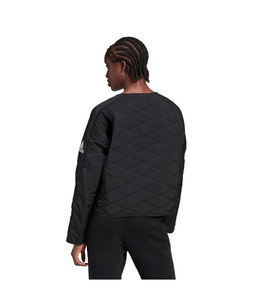 adidas（アディダス）の「アディダス adidas WadidasZ.N.E.PaddedJk（ダウンジャケット/コート・レディース・ピンク/ブラック・M/L/S/XL）」の9枚目の写真