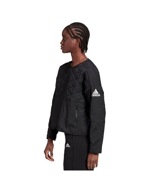 adidas（アディダス）の「アディダス adidas WadidasZ.N.E.PaddedJk（ダウンジャケット/コート・レディース・ピンク/ブラック・M/L/S/XL）」の10枚目の写真