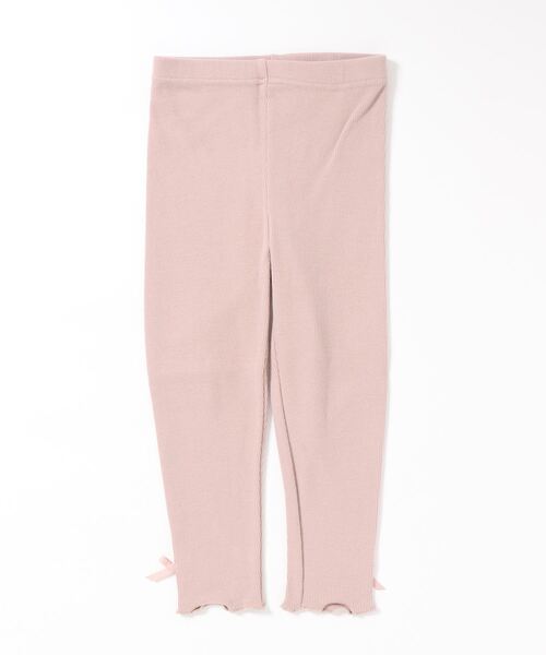 Catherine Cottage（キャサリンコテージ）の「メロウフリルリブレギンス（レギンス/スパッツ・キッズ・ライトグレー/グリーン/アイボリー/サンドグレー/グレイッシュブルー/ブラック/グレー/ライラック/スモークピンク/ネイビー/チャコールグレー・90/100/110/120/130/140/150）」の11枚目の写真