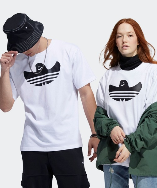 ADIDAS シュムーフォイル オールスター 半袖Tシャツ ホワイト adidas tシャツ ヘビーウェイト シュムーフォイル 半袖Tシャツ