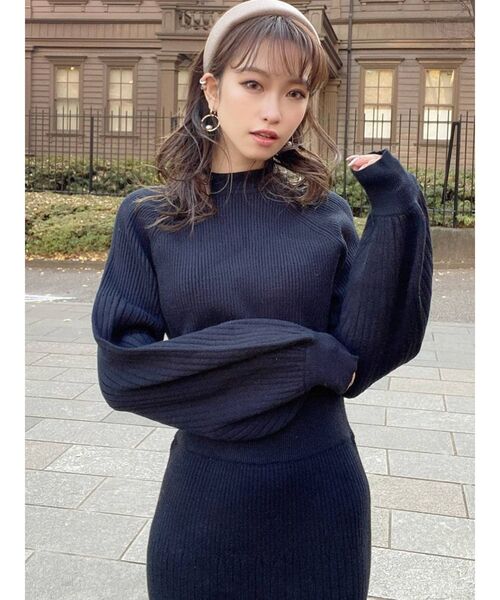 RESEXXY（リゼクシー）の「シャイニーボリュームカチューシャ（カチューシャ・レディース・ベージュ/ブラック・FREE）」の10枚目の写真