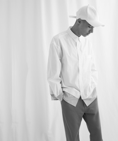 EMMA CLOTHES(エマクローズ)の「オーバーサイズ配色カラーリングレイヤードシャツ【EMMA CLOTHES/エマクローズ】(シャツ/ブラウス・メンズ・ホワイト/チャコール/モスグリーン・FREE)」の10枚目の写真