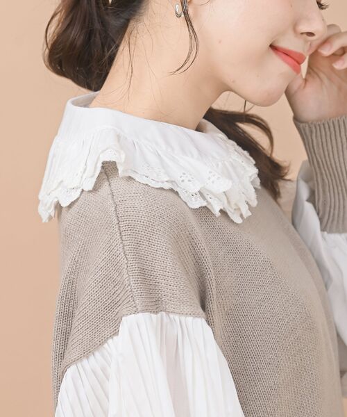 rps(アールピーエス)の「付け衿(付け襟・レディース・ホワイト系その他2/ホワイト系その他3/オフホワイト/アイボリー/ホワイト系その他4・M)」の15枚目の写真