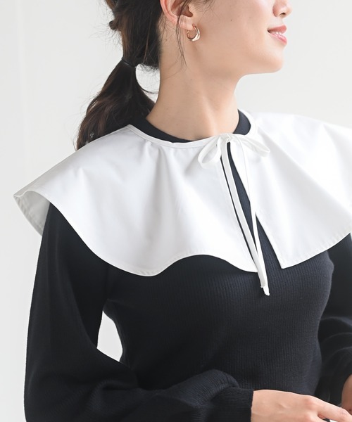 rps(アールピーエス)の「付け衿(付け襟・レディース・ホワイト系その他2/ホワイト系その他3/オフホワイト/アイボリー/ホワイト系その他4・M)」の5枚目の写真