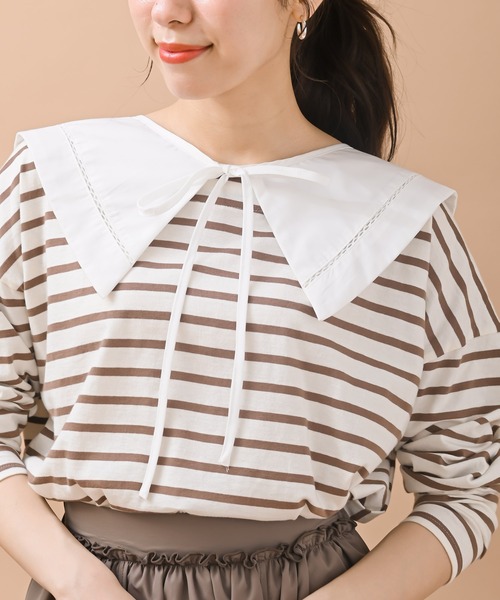 rps(アールピーエス)の「付け衿(付け襟・レディース・ホワイト系その他2/ホワイト系その他3/オフホワイト/アイボリー/ホワイト系その他4・M)」の3枚目の写真