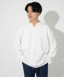 ITEMS URBANRESEARCH | ワッフルキーネックカットソー(Tシャツ/カットソー)