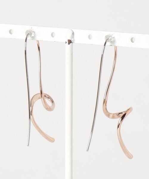 SKAGEN（スカーゲン）の「スカーゲン アクセサリー レディース ピアス ローズゴールド SKJ1432791（ピアス（両耳用）・レディース・ピンクゴールド・FREE）」の3枚目の写真