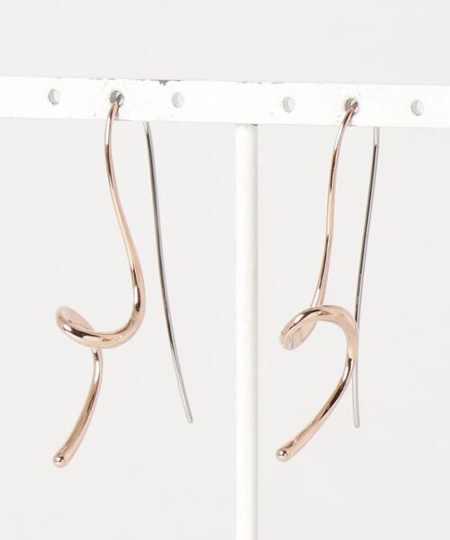 SKAGEN（スカーゲン）の「スカーゲン アクセサリー レディース ピアス ローズゴールド SKJ1432791（ピアス（両耳用）・レディース・ピンクゴールド・FREE）」の4枚目の写真