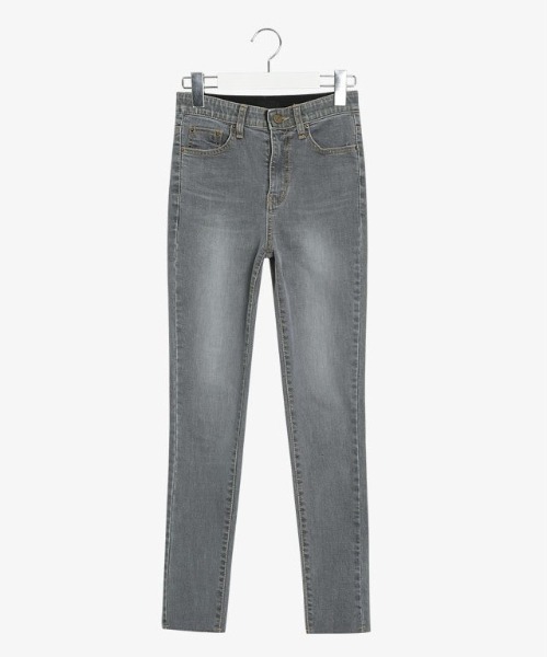 SONA（ソナ）の「SONYUNARA バンディングスキニージーンズ（デニムパンツ・レディース・グレー・SMALL/MEDIUM/LARGE）」の5枚目の写真