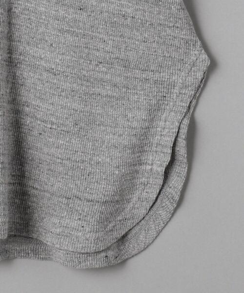 BEAUTY&YOUTH UNITED ARROWS（ビューティーアンドユースユナイテッドアローズ）の「BY コットンガーゼリブ バックスリットカットソー（Tシャツ/カットソー・レディース・オレンジ/オフホワイト/グレー・FREE）」の13枚目の写真