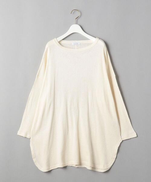 BEAUTY&YOUTH UNITED ARROWS（ビューティーアンドユースユナイテッドアローズ）の「BY コットンガーゼリブ バックスリットカットソー（Tシャツ/カットソー・レディース・オレンジ/オフホワイト/グレー・FREE）」の15枚目の写真