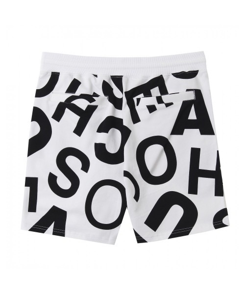 DC SHOES（ディーシーシューズ）の「21 MF ALLOVER SHORT/DC総柄ウエストゴムショートパンツ（その他パンツ・メンズ・ホワイト/ブラック・LARGE/X-LARGE/MEDIUM）」の3枚目の写真