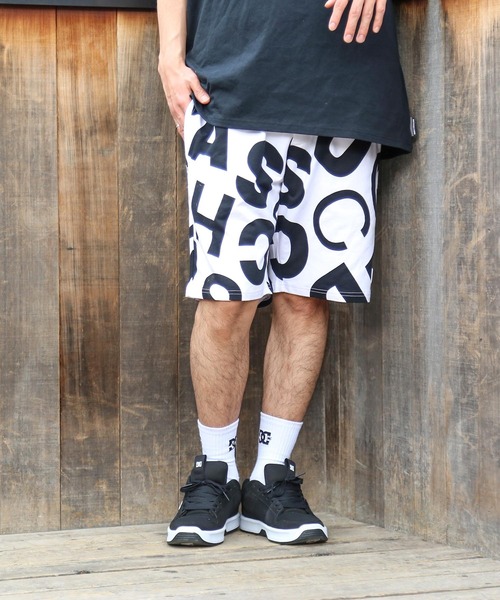 セール】21 MF ALLOVER SHORT/DC総柄ウエストゴムショートパンツ