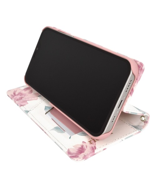 rienda（リエンダ）の「iPhone12 iPhone12Pro iPhone12mini iPhoneSE(第2世代/第3世代) iPhoneXR rienda  [プリント手帳ケース]（スマホケース/カバー・レディース・ホワイト/ブラック/ネイビー・A/C/B/E）」の15枚目の写真