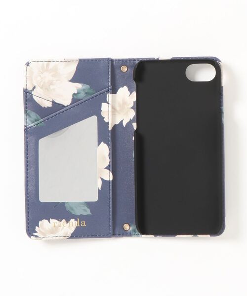 rienda（リエンダ）の「iPhone12 iPhone12Pro iPhone12mini iPhoneSE(第2世代/第3世代) iPhoneXR rienda  [プリント手帳ケース]（スマホケース/カバー・レディース・ホワイト/ブラック/ネイビー・A/C/B/E）」の12枚目の写真