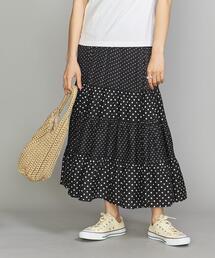 NE QUITTEZ PAS! | ＜ne Quittez pas＞ドットプリントロングスカート(スカート)