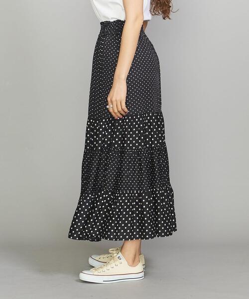 ヌキテパ　コットンボイルドットプリントロングスカート ne Quittez pas - ne Quittez pas / ヌキテパ | Cotton Voile