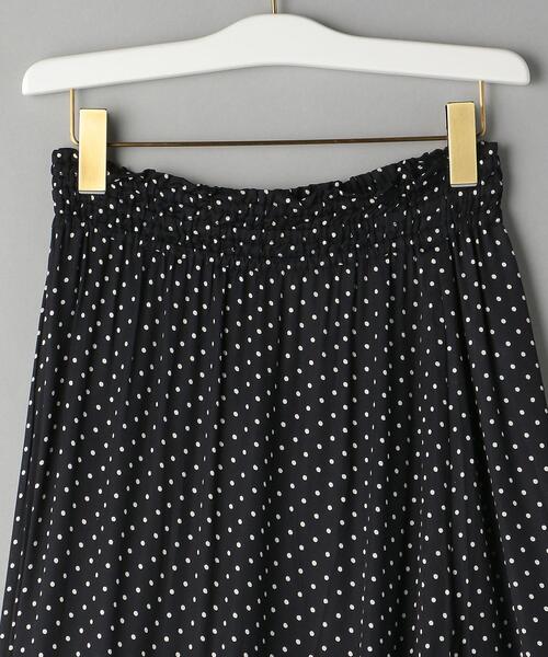 NE QUITTEZ PAS!（ヌキテパ）の「＜ne Quittez pas＞ドットプリントロングスカート（スカート・レディース・ネイビー・MEDIUM）」の10枚目の写真